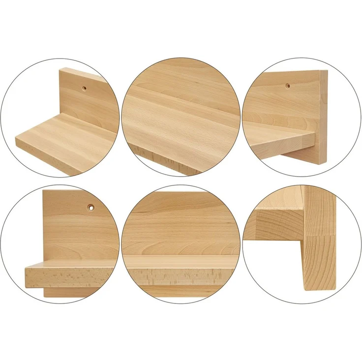 Wandablage Regal Ablage aus Buche Länge wählbar V-90.84-54 – Bild 3