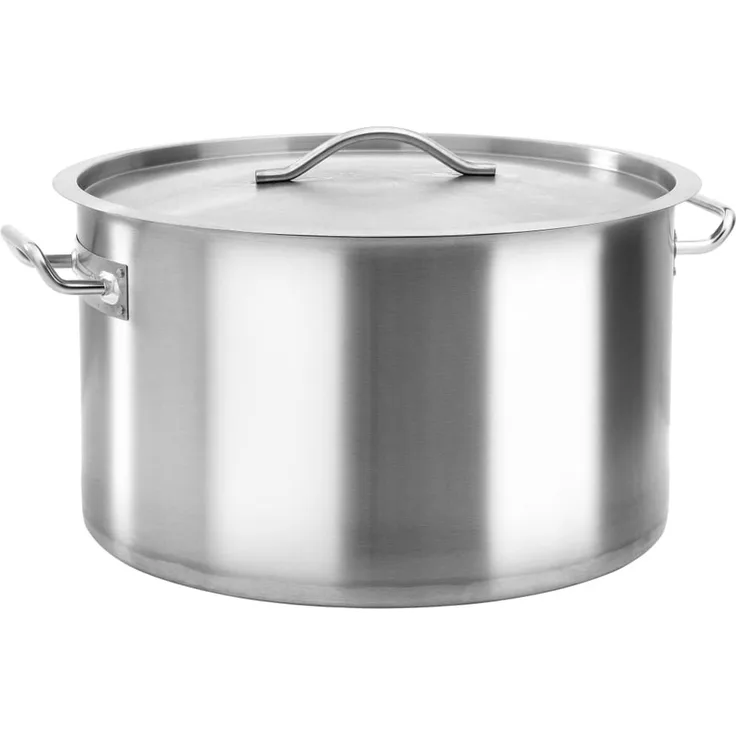 vidaXL Suppentopf 44 L 45×28 cm Edelstahl 51140