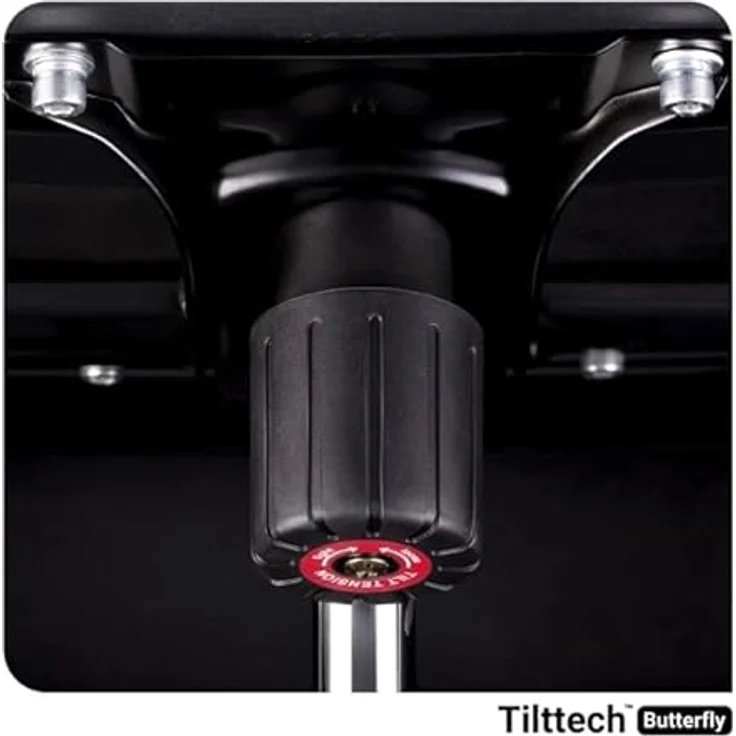Diablo Chairs Gaming-Stuhl X-Player 2.0 ergonomischer Drehstuhl mit Höhenverstellung Verstellbarer Kopfstütze und Lendenkissen HR-Schaum Tilttech-System 58 x 35,5 x 117 cm Größe S – Bild 10