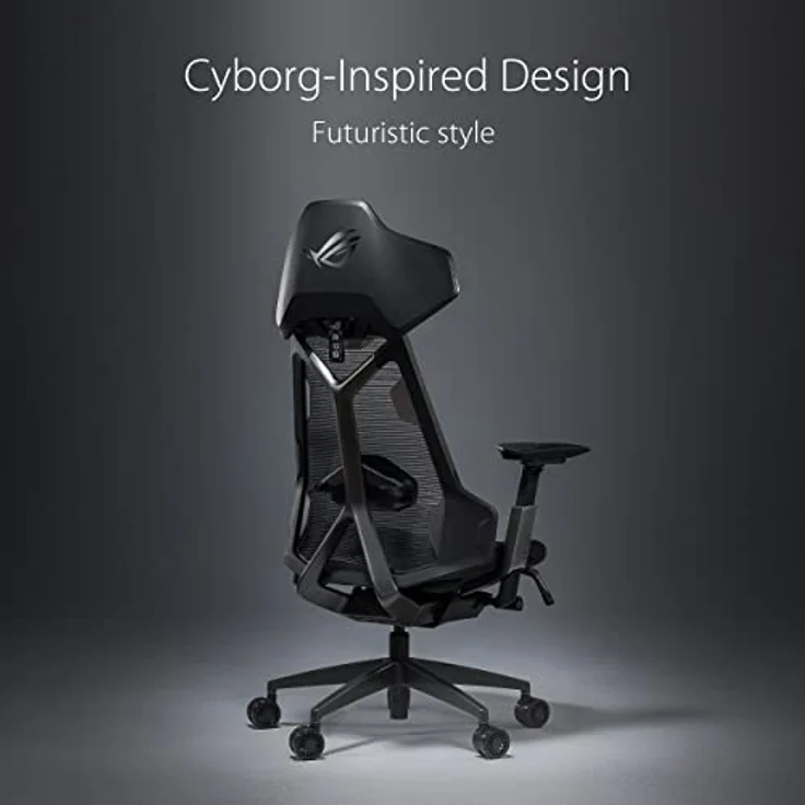 ASUS ROG Destrier Gaming Chair Büro Stuhl - Schwarz - Mesh - Bis zu 150 kg – Bild 5