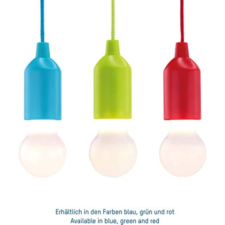 Ansmann HyCell Pull Light, tragbare LED Lampe in rot mit Zugschalter, warmweiß, inkl. AAA Batterien, ideal für Garten, Zelt, Camping und Dekoration – Bild 5