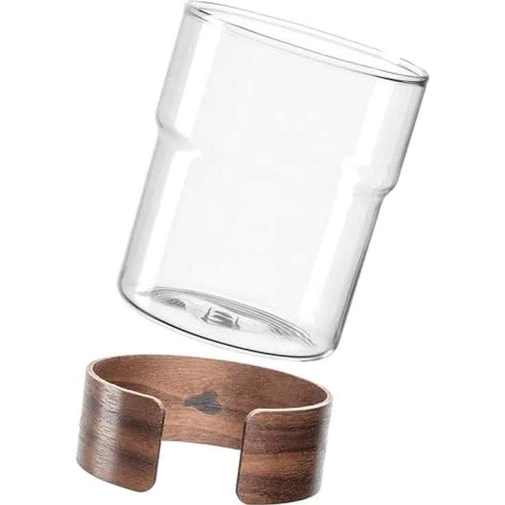 LEONARDO Becher NOVO LEGNO, 2er Set, 2-tlg, Glas, Holz, Becher mit Holzspange – Bild 6