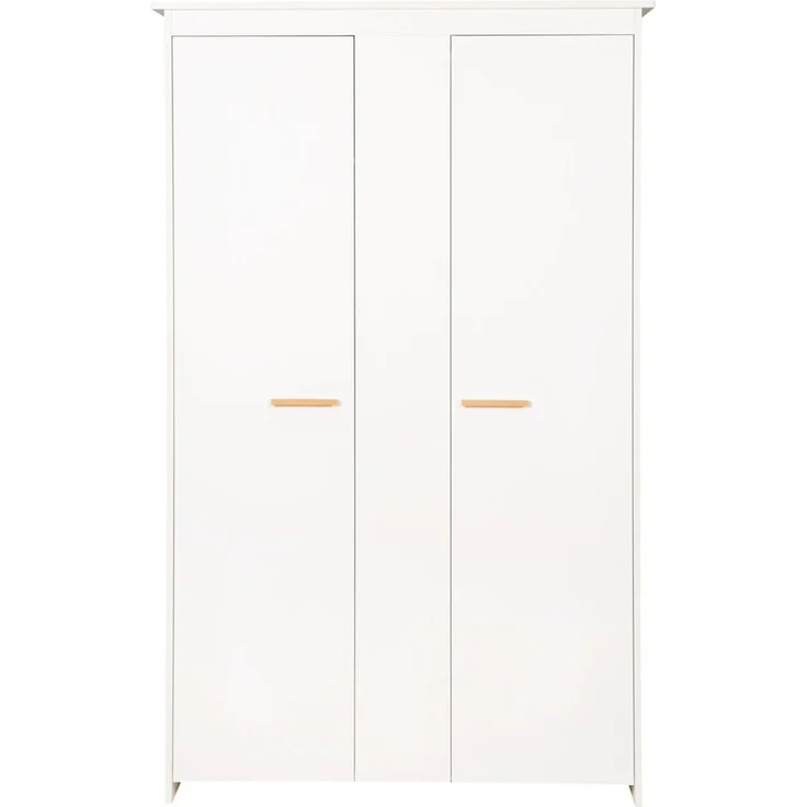 roba Kinderzimmerset 'Anton' 3-teilig - Bett 70 x 140 - Wickelkommode - Kleiderschrank 3-türig - Weiß – Bild 8