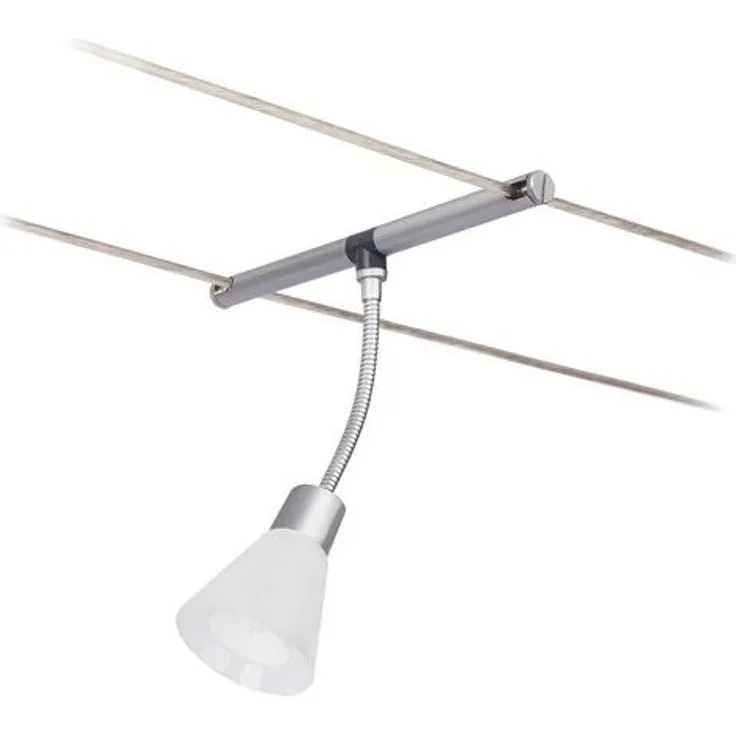 Paulmann Halogen Seil Spot 12V Seilsystem 160mm Seilabstand GU5,3 GU4 G49644