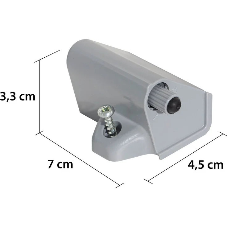 rauch Türdämpfer Zubehör (15 St), Soft Close Dämpfer für Drehtürenschränke, 15er Set – Bild 3