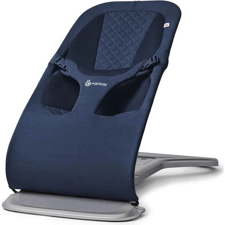 Ergobaby 'Evolve Bouncer' Babywippe für Neugeborene, Midnight Blue – Bild 7