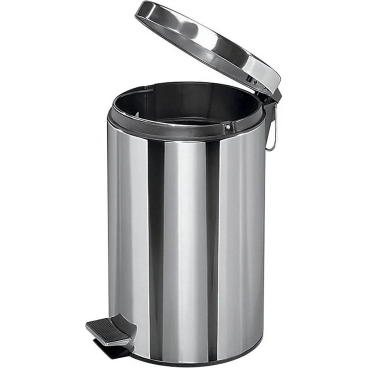 Treteimer - Edelstahl / Silber - 3 Liter