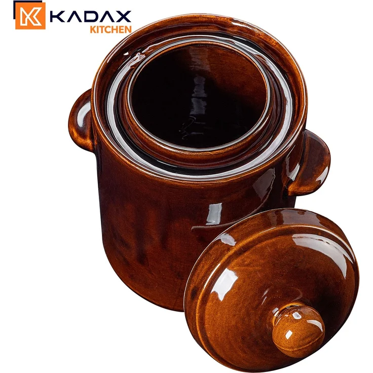 KADAX Fassbeiztopf mit Kragen 10L – Bild 5