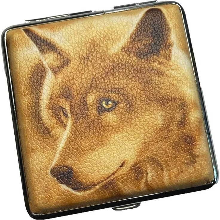 Westernlifestyle Aufbewahrungsbox Zigarettenetui Wolf Adler – Bild 1