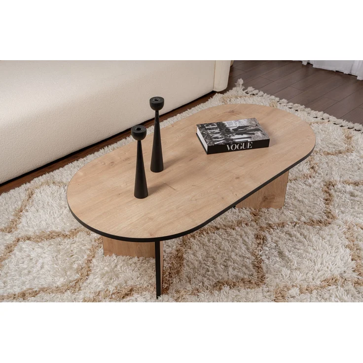 Skye Decor Couchtisch 100% MELAMINE COATED PARTICLE BOARD, 39,8 x 60 x 119 cm 909NRD11 – Bild 3