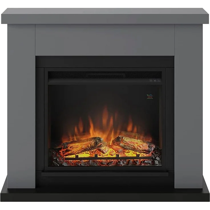 TAGU Frode Elektrokamin mit PowerFlame Solides Grau – Bild 2