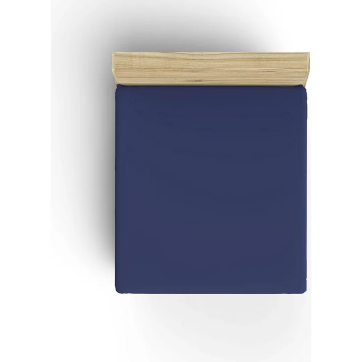 L'essentiel Maison 'Sax Blue' Ranforce King Spannbettlaken (FR) (IT) (ES) (DE), Sax Blue, 200+30 x 160 cm – Bild 1