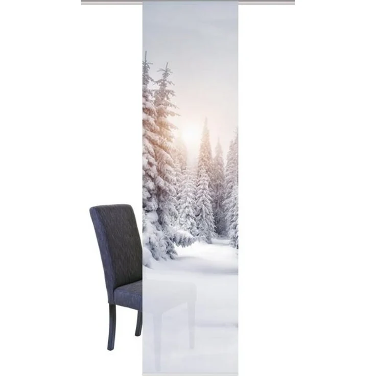 HOME WOHNIDEEN Schiebegardine WINTERSONNE (1 St), Paneelwagen, blickdicht, Microfaser, HxB: 245x60, Schiebevorhang Digitaldruck – Bild 3