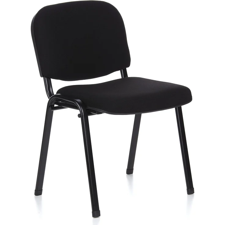 hjh OFFICE Besucherstuhl Konferenzstuhl XT 600 Stoff Schwarz – Bild 4