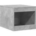 vidaXL Katzenklo Betongrau 47x59x42 cm Holzwerkstoff 857763