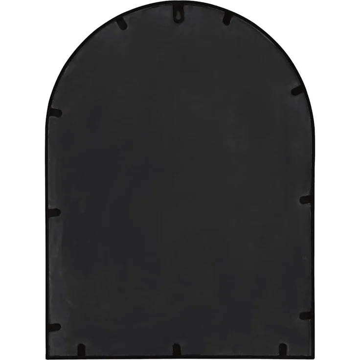 Spiegel, Wandspiegel Schwarz 60x45 cm Eisen für den Innenbereich – Bild 4