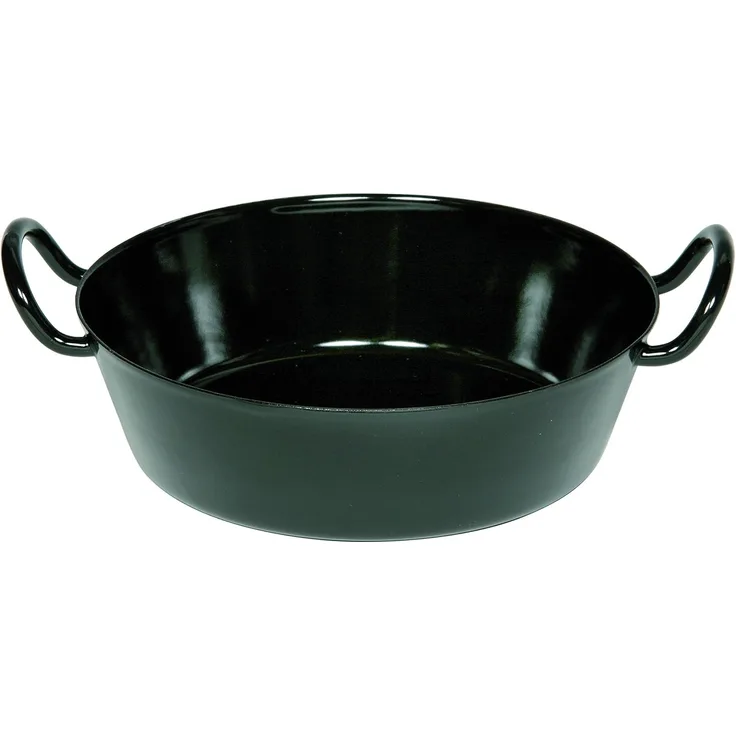 Riess Schnitzelpfanne 28cm Schwarzemail