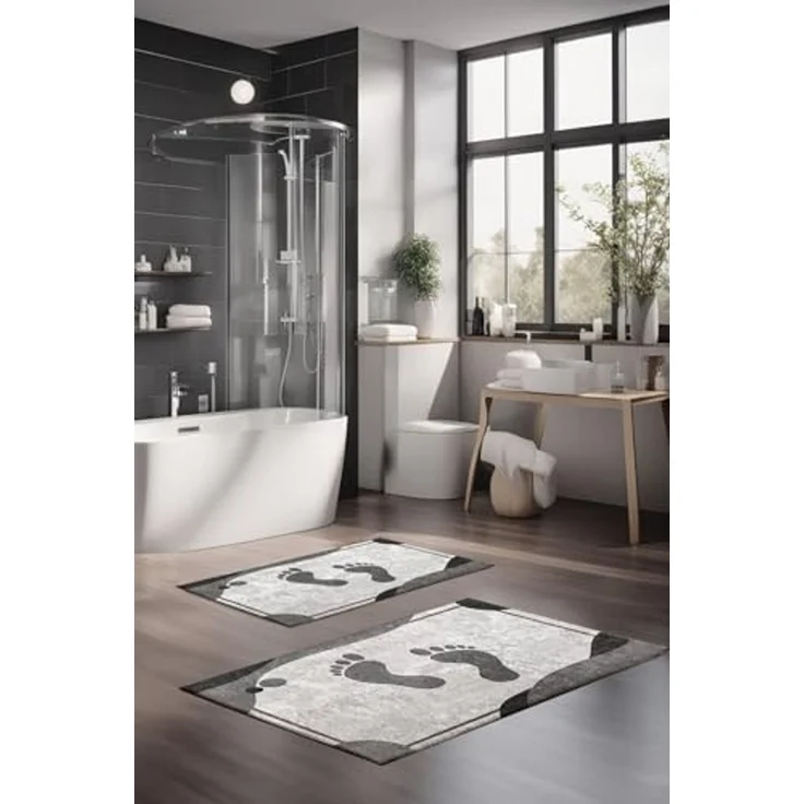 Mijolnir 'CT-5393' Badematten-Set (2-teilig), Mehrfarbig – Bild 2