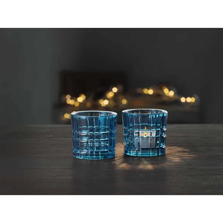 Nachtmann Square Votives Teelichthalter vintage blue 2er Set – Bild 4