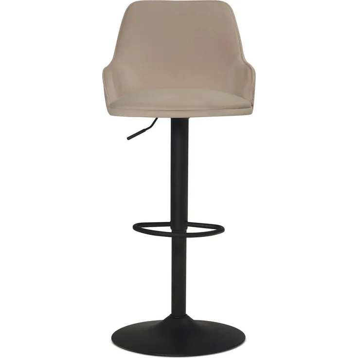 MID.YOU Barhocker Beige, Textil, 45x106x45 cm, Esszimmer Barmöbel