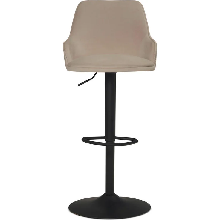 MID.YOU Barhocker Beige, Textil, 45x106x45 cm, Esszimmer Barmöbel