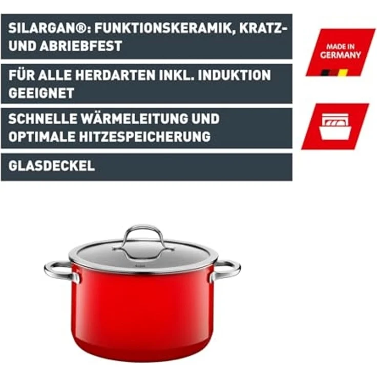 Silit Bratentopf Passion red, Silargan®, Made in Germany – Bild 2