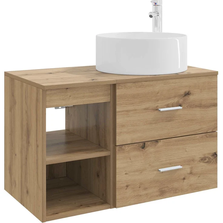 vidaXL Badezimmerschrank-Set 2 stk. Artisan-Eiche 79,5 x 44,5 x 80 cm 3403935 – Bild 2