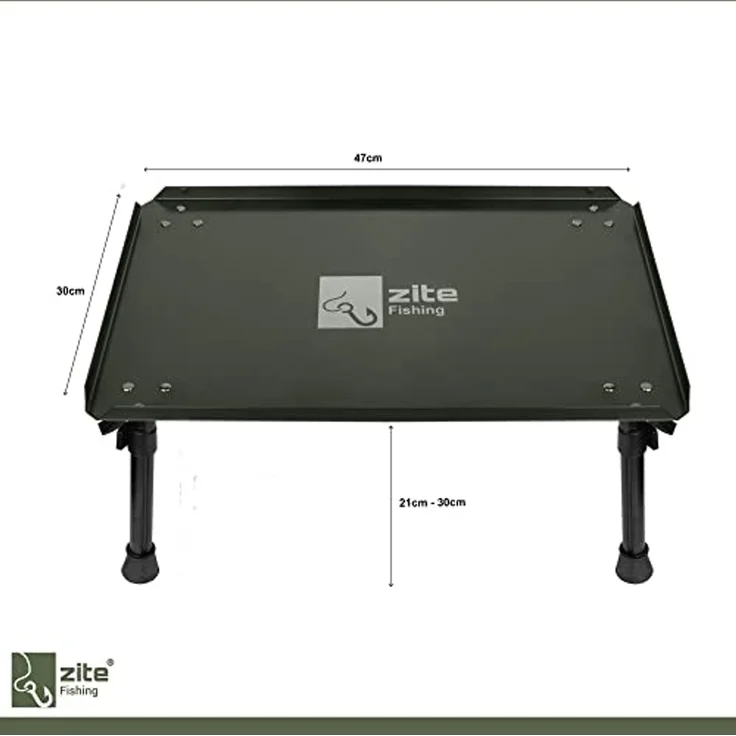 Zite Klapptisch Großer Bivvy Table Angeltisch mit Tasche für Karpfenangeln & Mehr – Bild 2