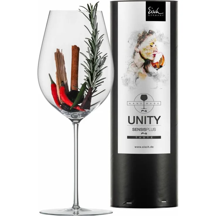 Eisch Unity SensisPlus Bordeauxglas Grand Cru in Geschenkröhre