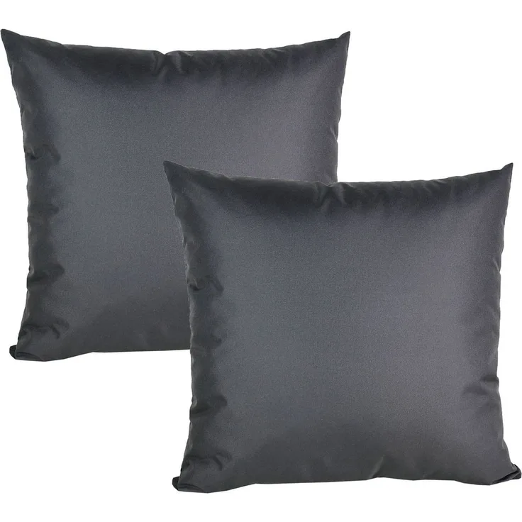 JACK Kissenbezüge 2er Set 50x50cm Outdoor Wasserfest, (2 Stück), 2x Kissenhülle, strapazierfähig, wasserabweisend, Innen & Außen