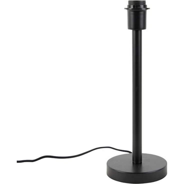 Qazqa Tischleuchte Simplo, ohne Leuchtmittel, E27, Schwarz, Modern, Stahl, 1-flammig – Bild 4