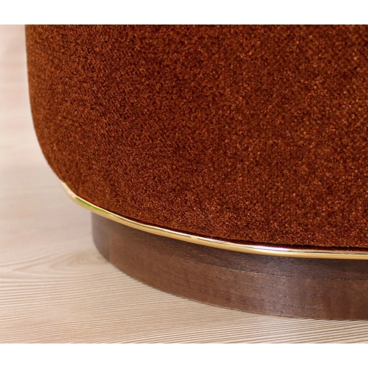 Hanah Home 'Zeone - Tile Red' Pouffe, Fliesenrot, 42 x 43 x 42 cm – Bild 6