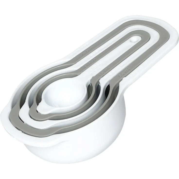 Praktisches 5-teiliges Messlöffel-Set für präzises Abmessen in der Küche