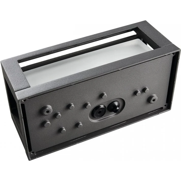 Heitronic Nr. 500614-HE Outdoor Wandleuchte Sevilla mit Lamellen anthrazit E27 IP65 – Bild 2