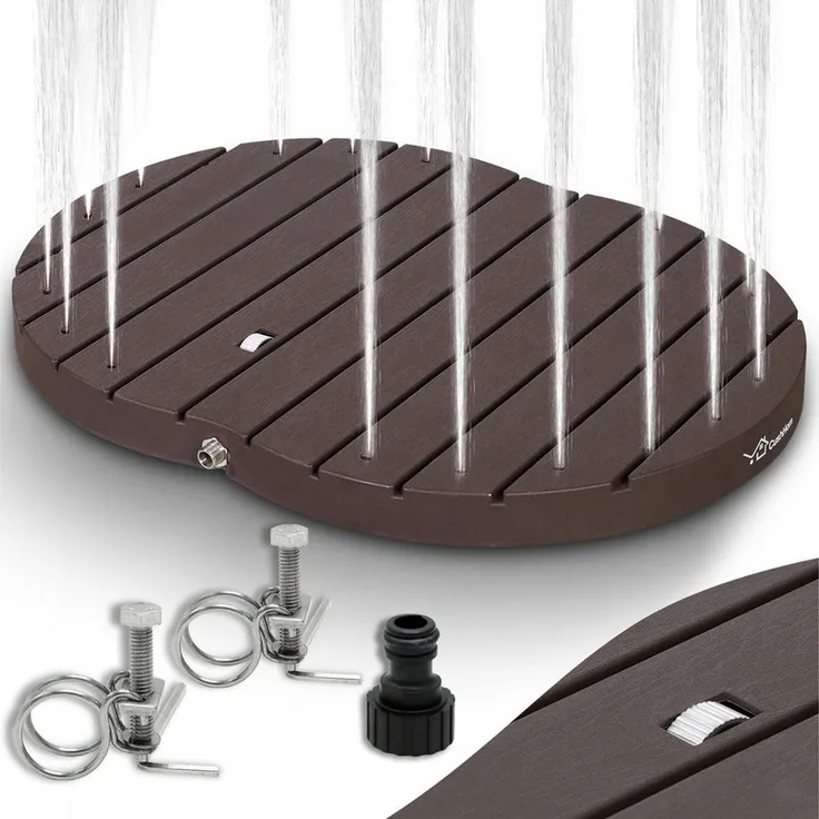 CCLIFE Gartendusche Gartendusche Aussendusche, Bodendusche Outdoor