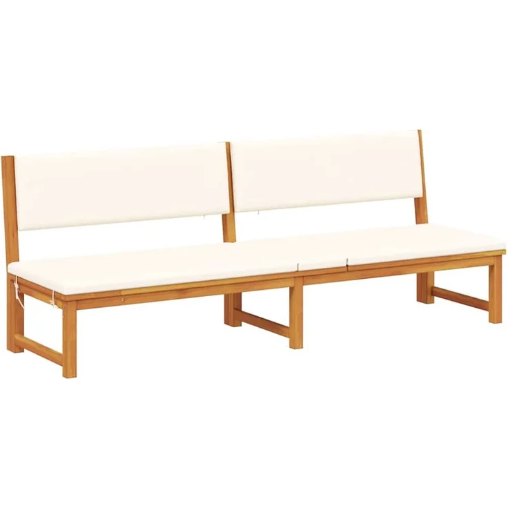 Sonnenliege, Gartenliege Öl-Natur 200 x 57 x 75cm Massivholz Akazie – Bild 4