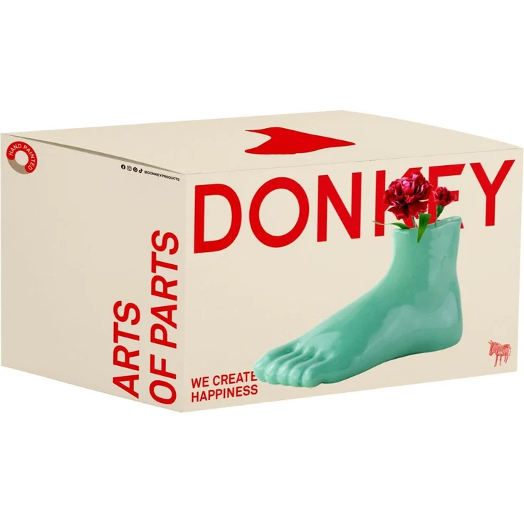 Donkey Vase Arts of Parts Fuß Türkis – Bild 5