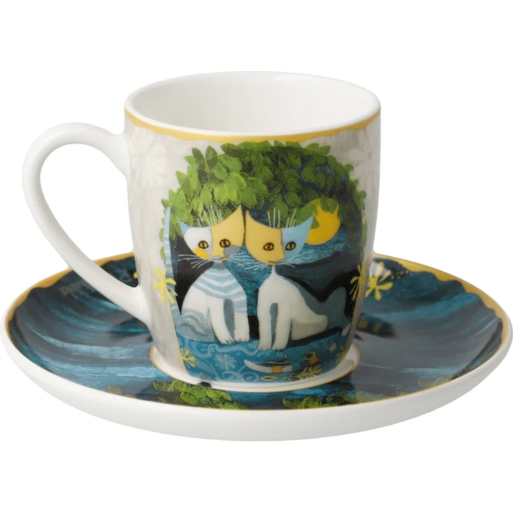 Goebel Tasse Espressotasse R. Wachtmeister -Al chiaro di luna, 1-tlg, Porzellan – Bild 4