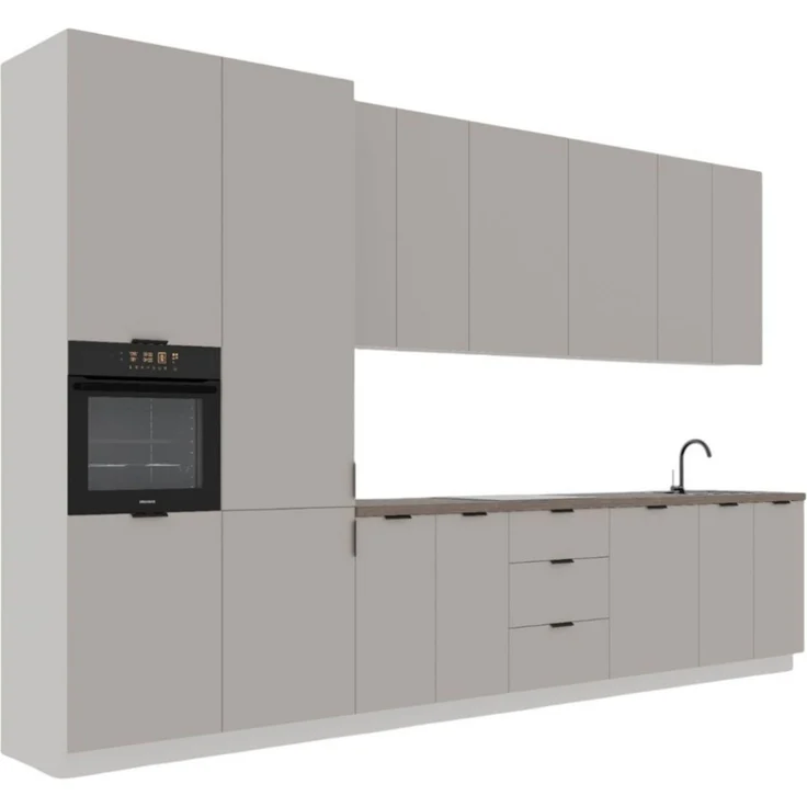 ROYAL24_MARKT Küchenzeile K58-G400 L - Innovative Details für mehr Küchenkomfort, (Komplett Set), Beste Güte - Innovativ - Modern. – Bild 3
