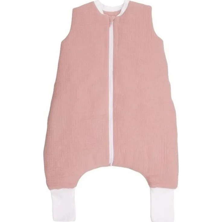 PULP BAMBOO Muslin-Schlafsack mit Fütterung und Beinchen rosa TOG 2 5 (ab 6 Mon. bis 2 5 Jahre)