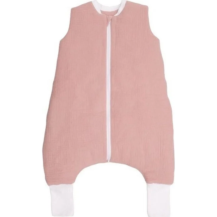 PULP BAMBOO Muslin-Schlafsack mit Fütterung und Beinchen rosa TOG 2 5 (ab 6 Mon. bis 2 5 Jahre)