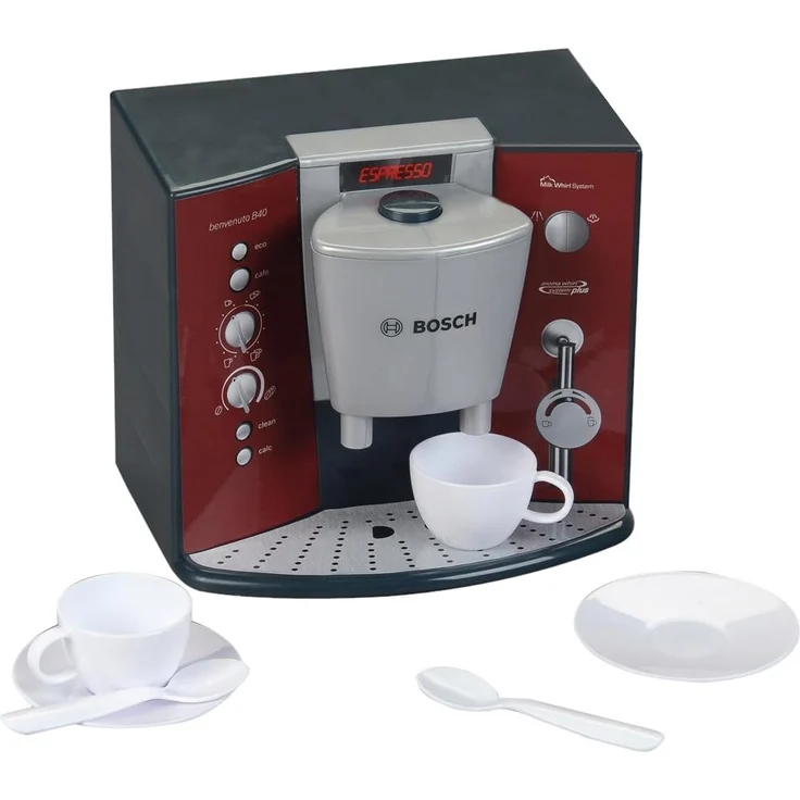 Theo Klein 9569 Bosch Kaffeemaschine mit Sound I Batteriebetriebene Espressomaschine mit realistischen Geräuschen I Maße: 14,5 x 19,5 x 17 cm I Spielzeug für Kinder ab 3 Jahren – Bild 2