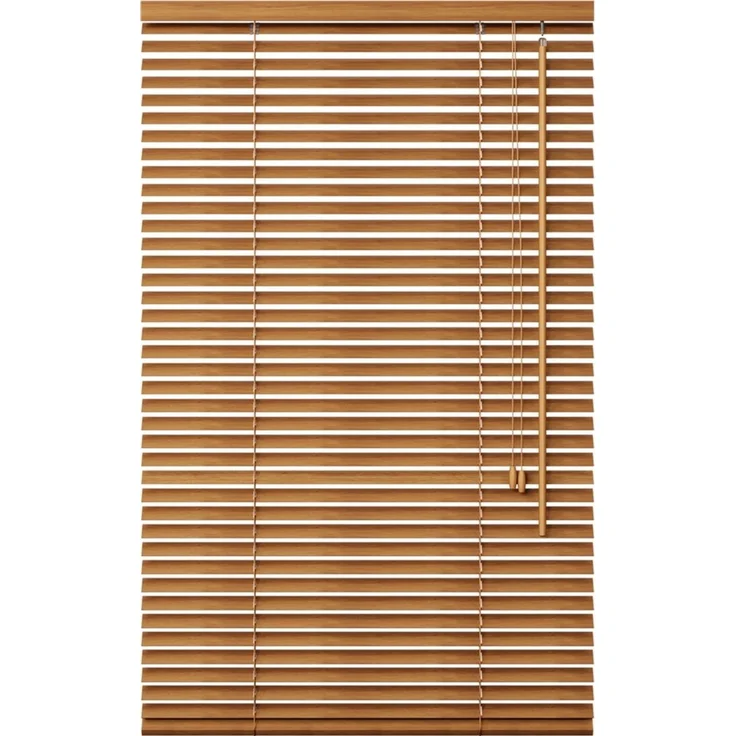 Sekey Jalousie Jalousie Klemmfix ohne Bohren Holzjalousie Holz Rollo Plissee Echtholz, Lamelle 35mm Montage mit Bohren oder ohne Bohren möglich für Fenster – Bild 2