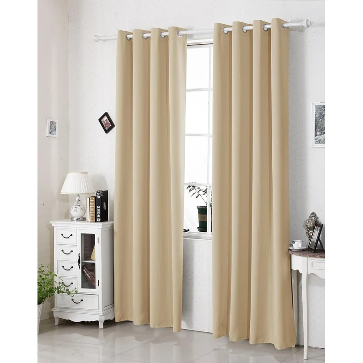 Woltu Vorhang (1 St), Ösen, blickdicht, Thermovorhang mit Ösen, 250 g/m² – Bild 8