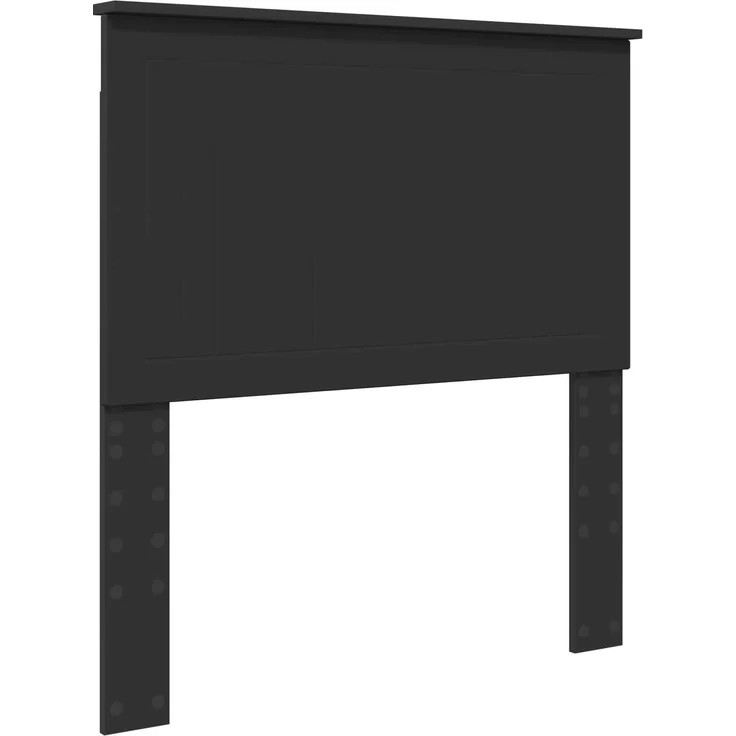 vidaXL Aufbewahrungsbett Schwarz 90 x 190 cm Holzwerkstoff 3411251 – Bild 6