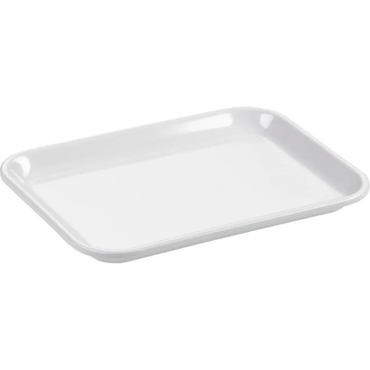 Ornamin Tablett Schür FESTOPAS® Instrumententablett XS für Praxis, Klinik & Labor, Kunststoff, 20 x 15 cm l Instrumentenschale l Labortablett l Laborschale