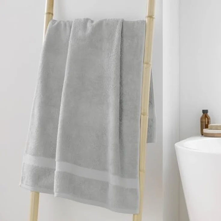 U10 Duschtuch UNI - Badezimmer Badetücher in Grau – Bild 2