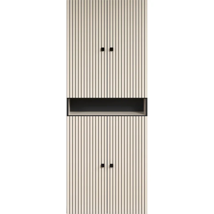 Badezimmer Hochschrank Feliz in Evoke Eiche und grau 70 x 186 cm – Bild 2
