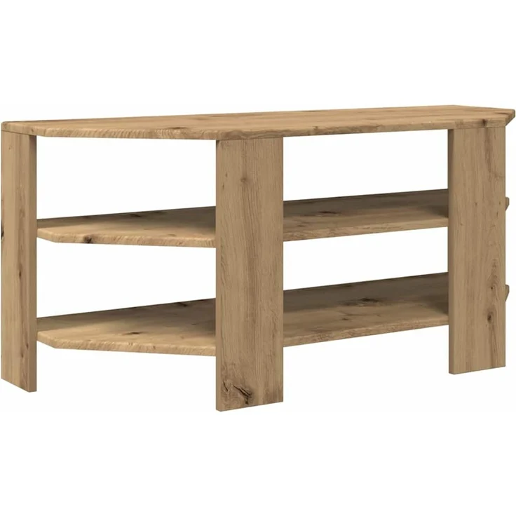Eck TV Schrank,Fernsehschrank Artisan-Eiche 102x40,5x45cm Holzwerkstoff – Bild 7