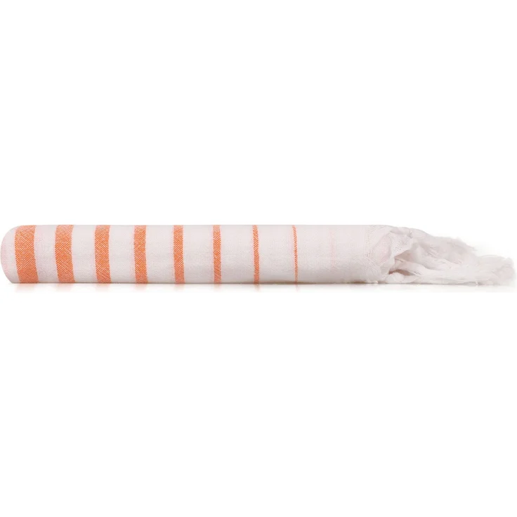 Mijolnir 'Golge - Orange' Fouta (Strandtuch), Orange, 90 x 180 cm – Bild 3